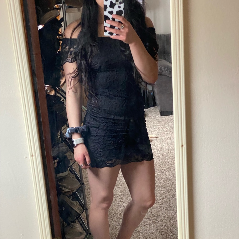 Black Lace Dress